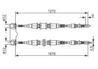 Cable, parking brake