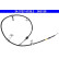 Cable Pull, parking brake 24.3727-3128.2 ATE, Thumbnail 2