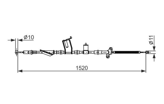Cable Pull, parking brake, Image 4