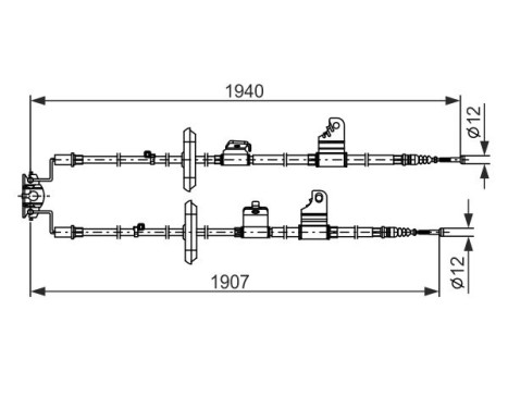 Cable Pull, parking brake, Image 5