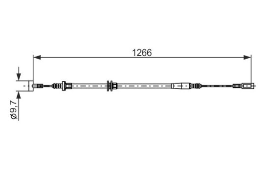 Cable Pull, parking brake, Image 5