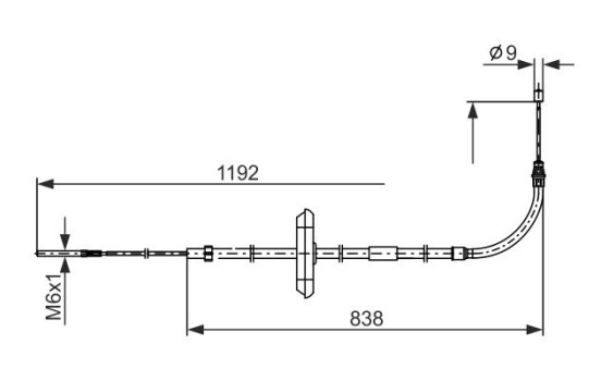 Cable Pull, parking brake, Image 5