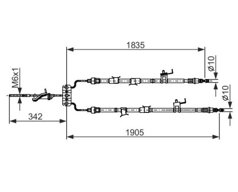 Cable Pull, parking brake, Image 5