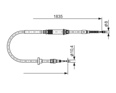 Cable Pull, parking brake, Image 5