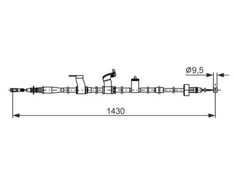 Cable Pull, parking brake, Image 3