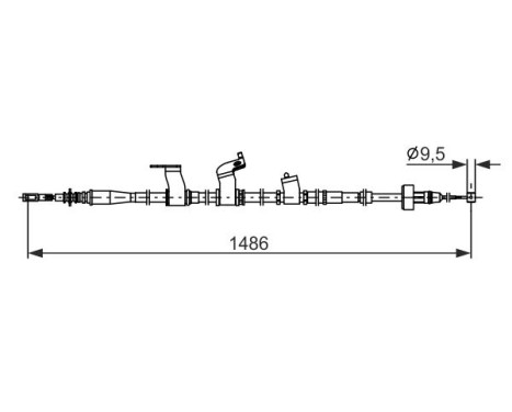 Cable Pull, parking brake, Image 5