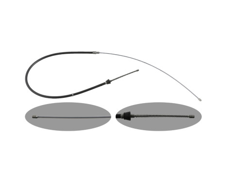 Handbrake cable Volkswagen 48301 FEBI
