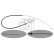 Handbrake cable Volkswagen 48301 FEBI, Thumbnail 2