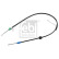 Pull cable, parking brake 194849 FEBI