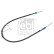 Pull cable, parking brake 194850 FEBI, Thumbnail 2