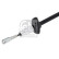 Pull cable, parking brake 198133 FEBI, Thumbnail 2