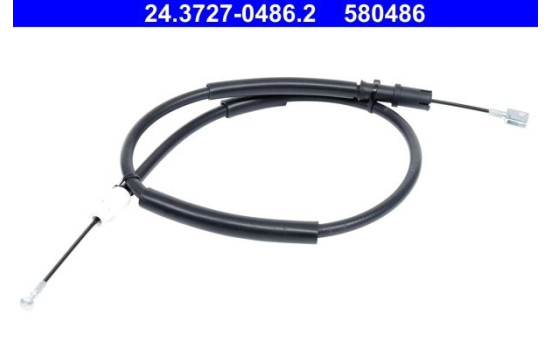 Pull cable, parking brake 24.3727-0486.2 ATE, Image 2