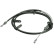 Pull cable, parking brake 24.3727-0586.2 ATE