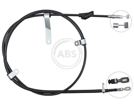 Pull cable, parking brake K10234 ABS