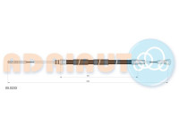 Pull cable, parking brake