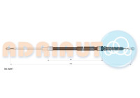 Pull cable, parking brake