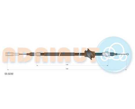 Pull cable, parking brake