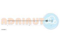 Pull cable, parking brake