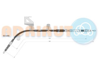 Pull cable, parking brake