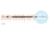 Pull cable, parking brake