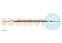 Pull cable, parking brake