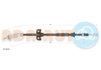 Pull cable, parking brake