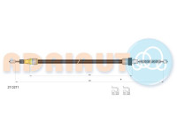 Pull cable, parking brake