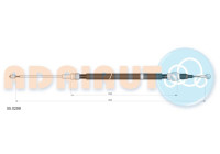 Pull cable, parking brake