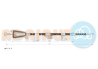 Pull cable, parking brake