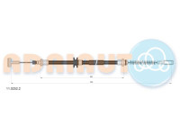 Pull cable, parking brake