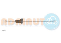 Pull cable, parking brake