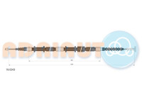 Pull cable, parking brake