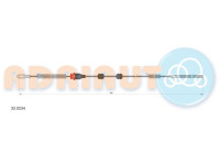 Pull cable, parking brake