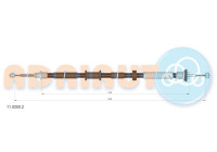 Pull cable, parking brake