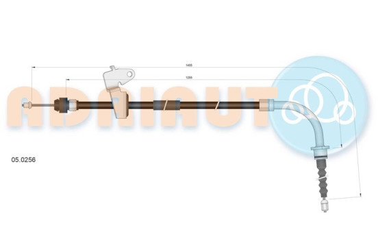 Pull cable, parking brake