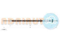 Pull cable, parking brake