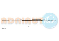 Pull cable, parking brake