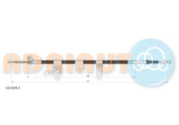 Pull cable, parking brake