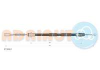 Pull cable, parking brake