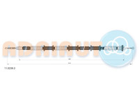 Pull cable, parking brake