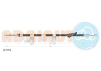 Pull cable, parking brake