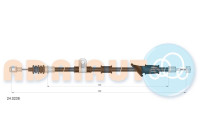 Pull cable, parking brake