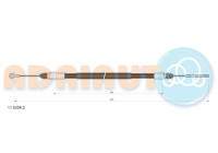 Pull cable, parking brake