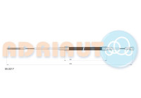 Pull cable, parking brake