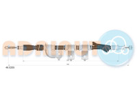 Pull cable, parking brake