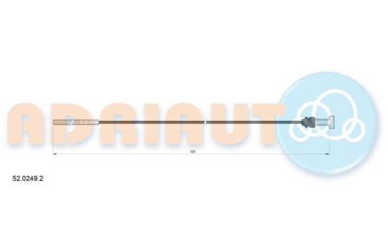 Pull cable, parking brake