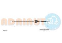 Pull cable, parking brake