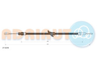 Pull cable, parking brake