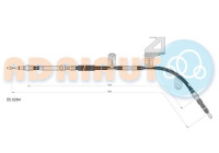 Pull cable, parking brake