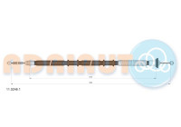 Pull cable, parking brake